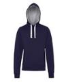 JH100 Chunky hoodie Oxford Navy colour image